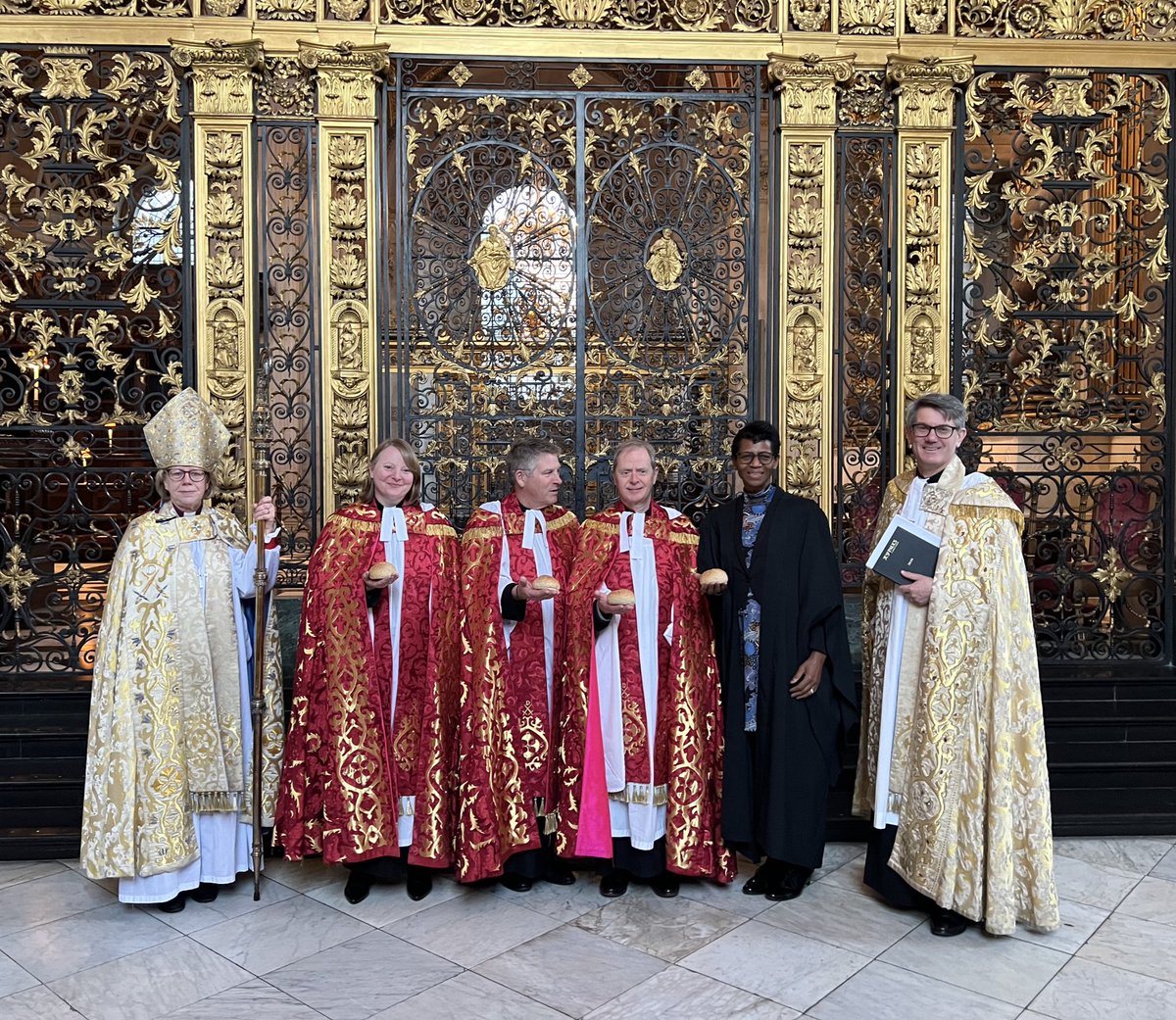 Installation of new Prebendaries <a href="/StPaulsLondon/">St Paul's Cathedral</a> <a href="/dioceseoflondon/">London Diocese</a>