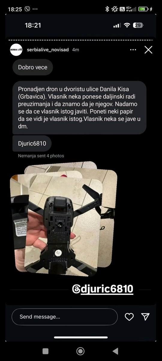 Kome nedostaje dron? #novisad