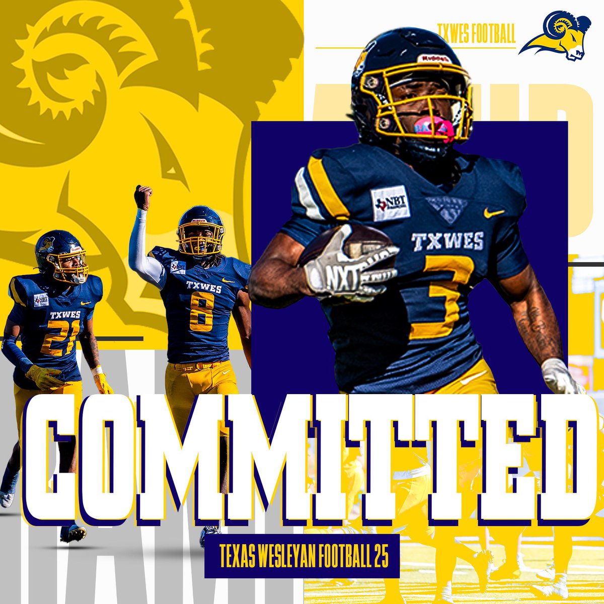#AGTG After thought and consideration with my parents I’m 10000% committed to <a href="/TxWesFootball/">TxWes Football</a> <a href="/Coach_FJohnson/">Fran Johnson</a> <a href="/Coach_RGlover/">Ryan Glover</a> <a href="/Keyon18717608/">Juice Me Up Health and Wellness</a> <a href="/CoachClaySims/">Clay Sims</a> <a href="/corylaxen/">Coach Lax</a> <a href="/T360Elite/">Coach T</a> <a href="/coach_pat84/">PERFORMANCE_HOUSTON -AUSTIN_ATHLETES</a>