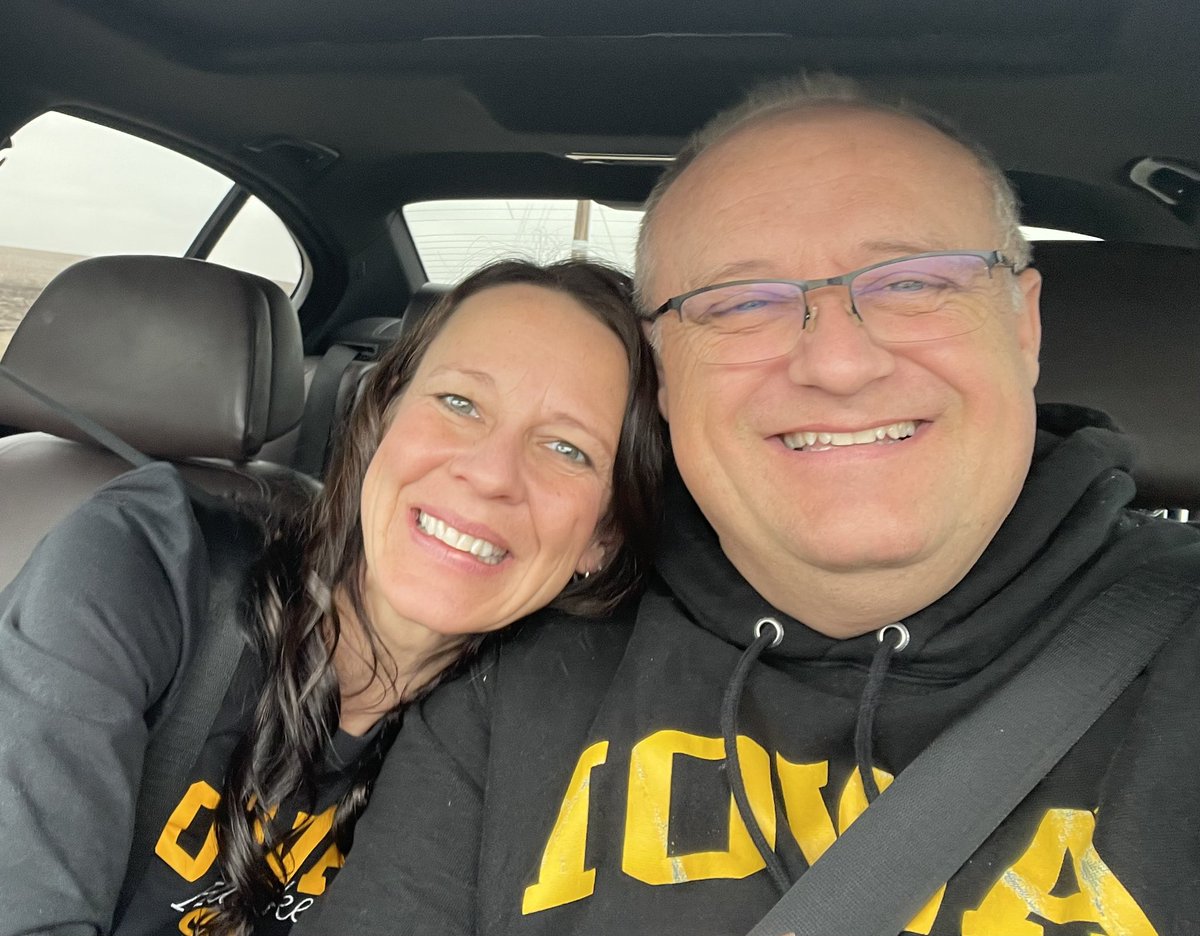 MarcRuden's tweet photo. Let’s go Iowa! Excited to celebrate Caitlin’s jersey retirement at Carver Hawkeye today!

#FightforIowa https://t.co/w4k15NVAun