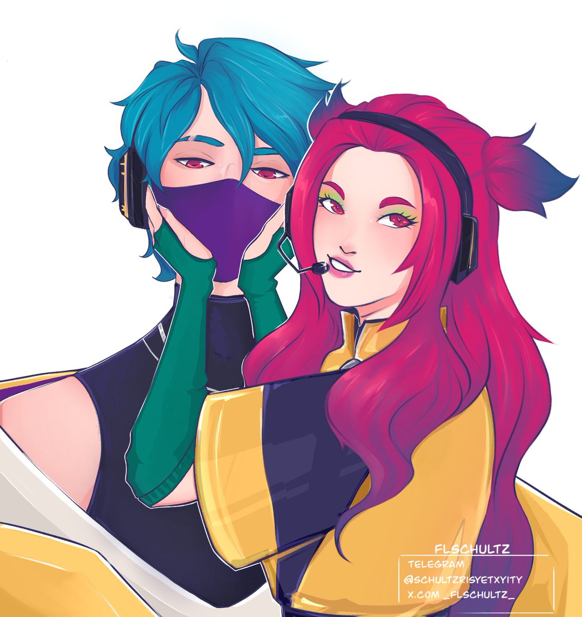 _FlSchultz_'s tweet image. #apheliosweek #aphelios #alune
I'm paying off the debt for the last day, a month later🤫