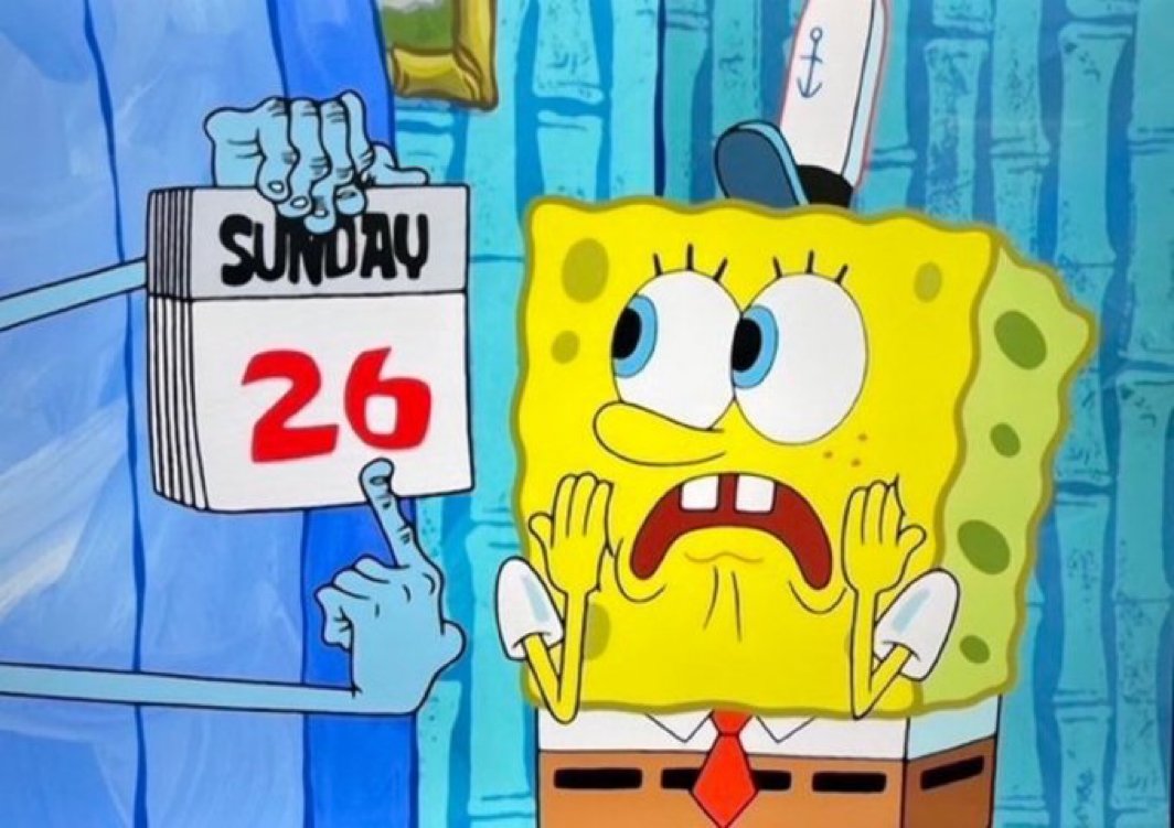 Sunday the 26th tweet media