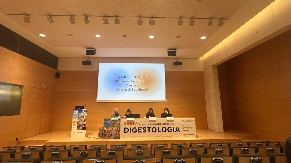 labrilrodriguez's tweet photo. Alta participació d'Infermeria al Congres #SCD2025. Apostem per la Formació i Recerca infermera en patologia digestiva! @SCDigestologia @hospitaldelmar @hospitalclinic @hbellvitge @HospitalSantPau @vallhebron @COIBarcelona @ Lluis Mundet @ Alba Raventós @ hospital de Mataró https://t.co/L6MWNDsOsj