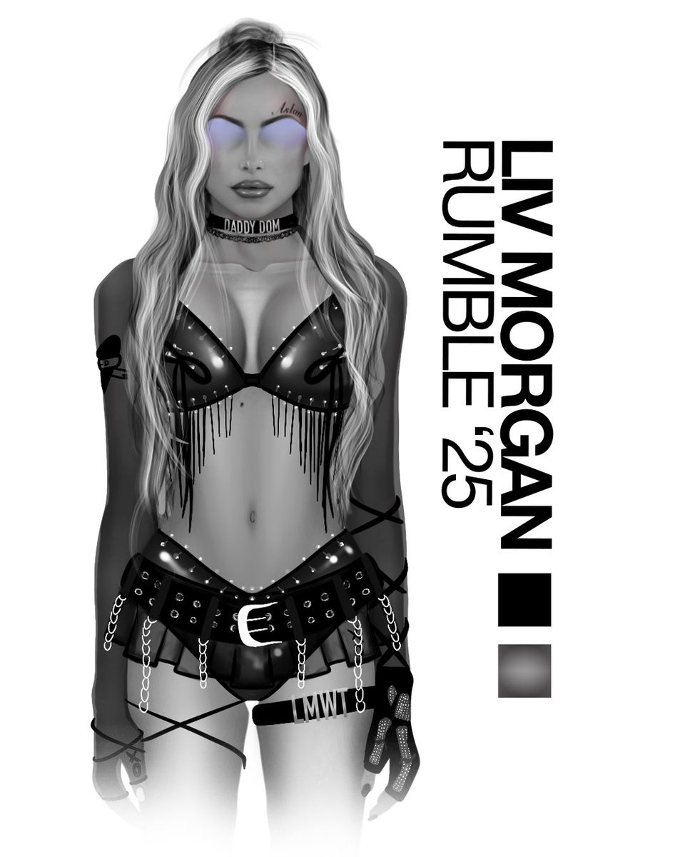 itsaslann's tweet photo. Our 2025 Women‘s Royal Rumble MVP @YaOnlyLivvOnce 🖤

Concept/Design by me https://t.co/X8qzpc5r5N