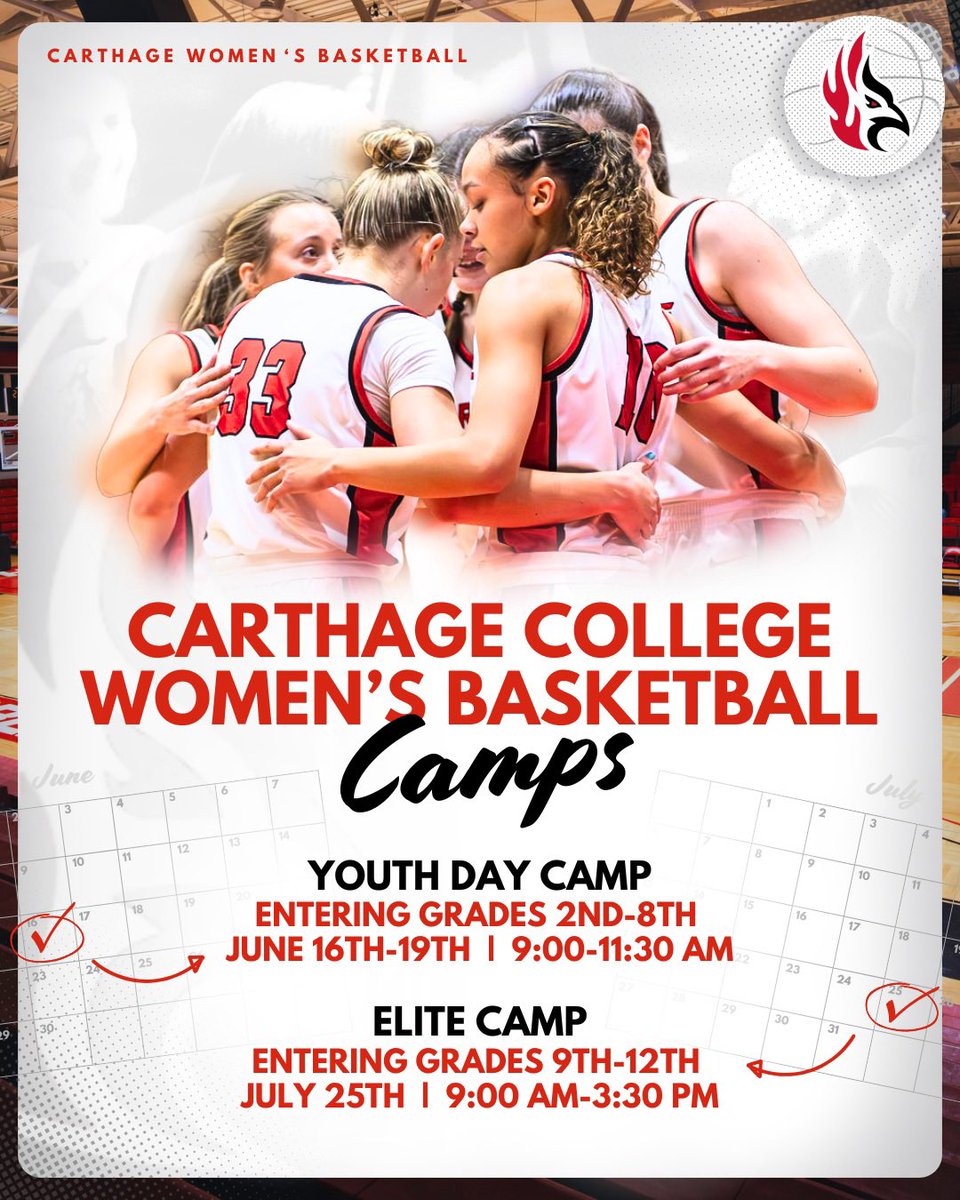 Camp Registration is now LIVE! It’s never too early to start making your summer plans. Follow the link to register! carthagewbbcamps.com
#CCWBB #WhyNotUs