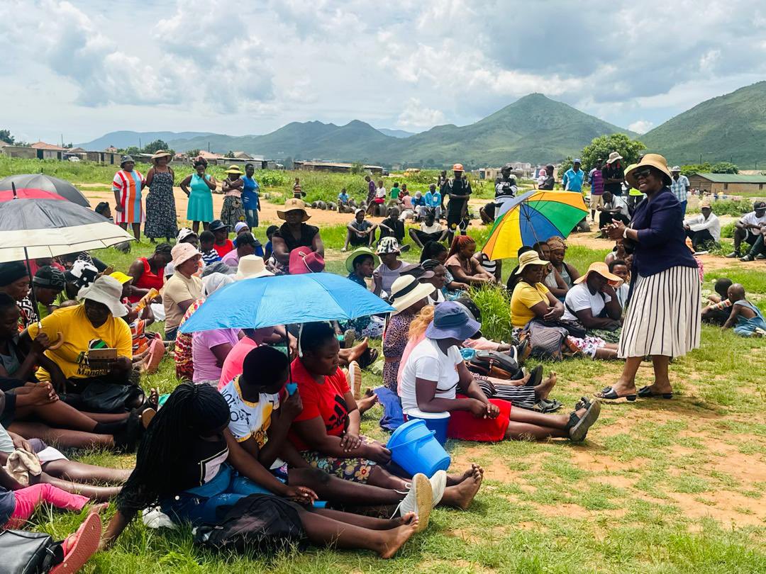Yesterday we had a fruitful feedback meeting with Ward 1 residents in Chikanga at Jay Jay grounds. Shared updates on parliament business, 2024 budget implications &amp; statutes. Sadly, many families are struggling economically &amp; expecting government intervention to alleviate