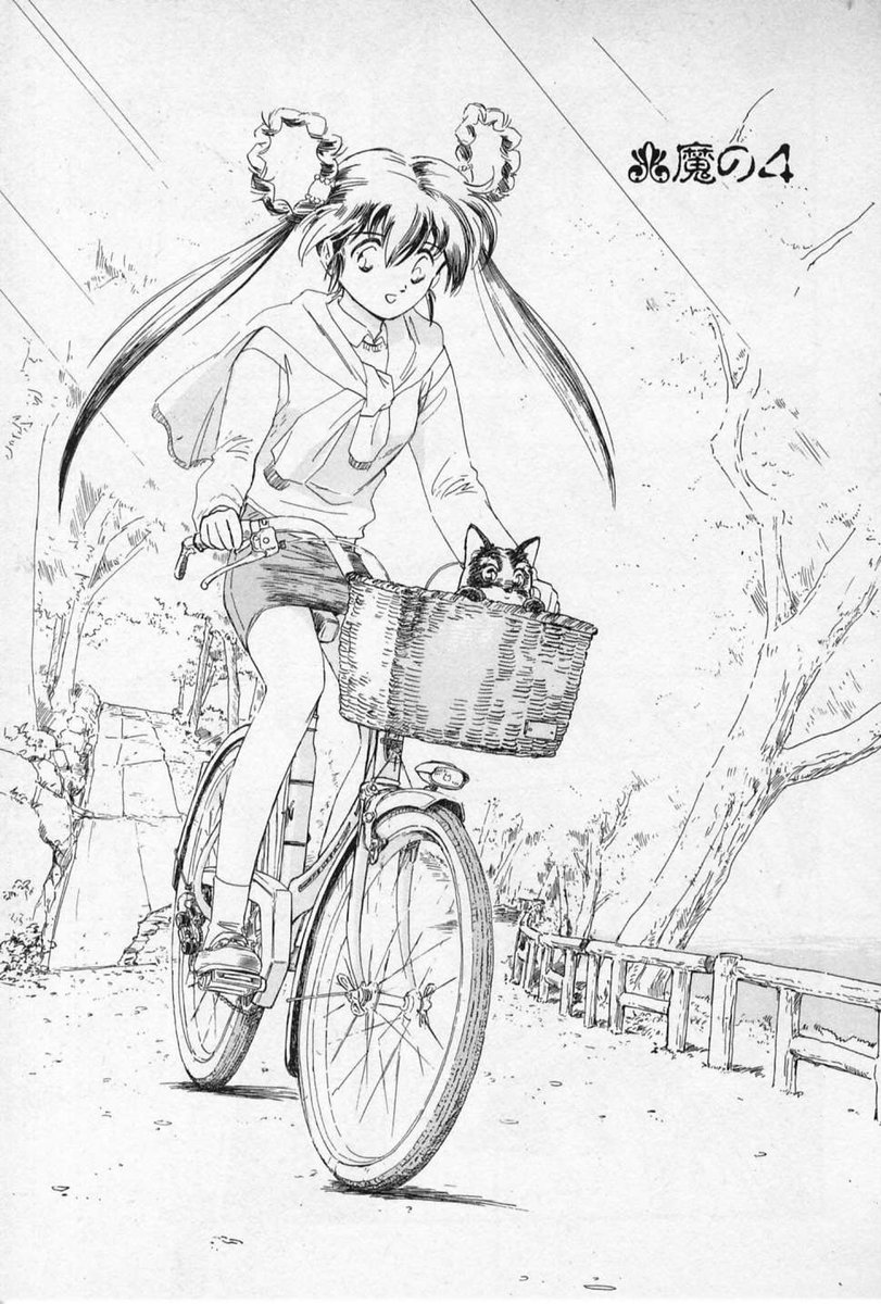 @AOIST_LIBRA あながち間違いでも無いんです。アオバ始める3年前からこうですから。

妖子の自転車は、基本アオバのプジョーと同じ仕様です。というかこっちが先(^_^;) 