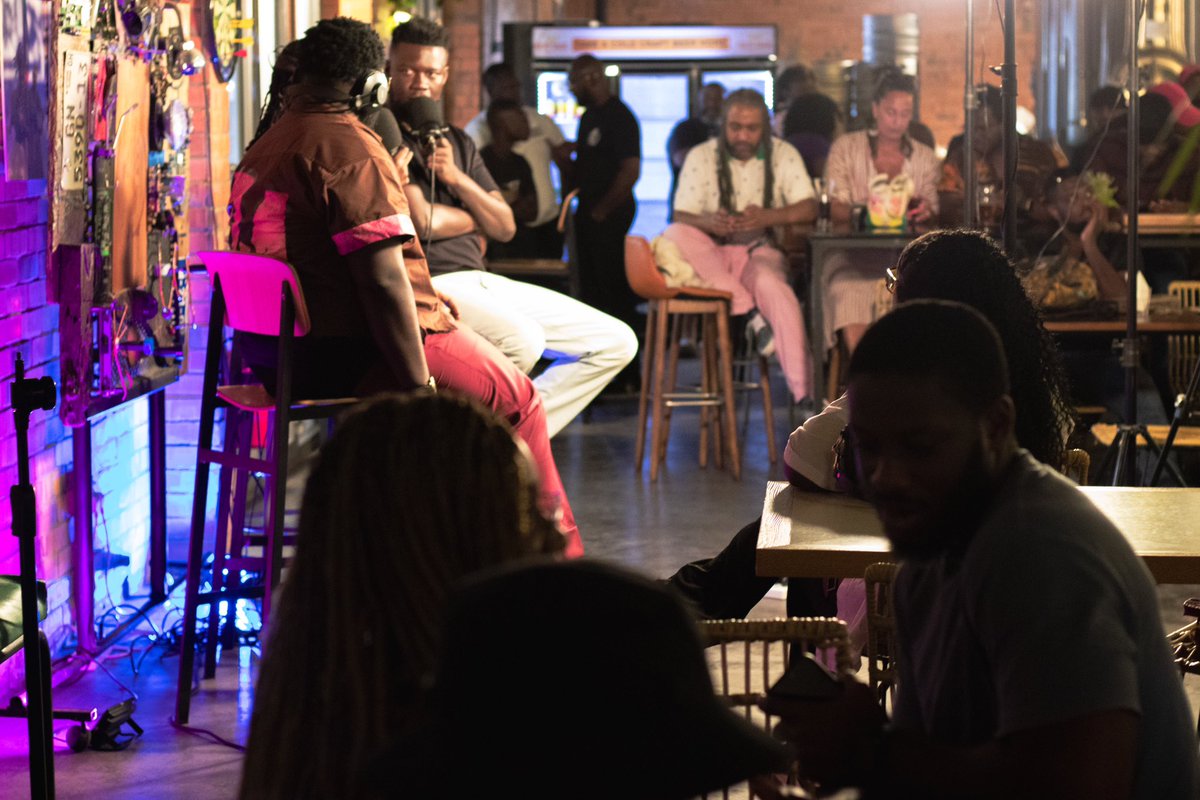 ImldPod's tweet image. Our very first LIVE show happened and it was a very good one! We were in conversation with @joewackle, the storyteller and it was insightful and interesting! Salute🫡 to all those who came through. Shouts to Heritage Brewery!  
Season 6 starts this Thursday 📣

#IMLDPod