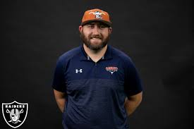 In 2023 Zach Monticelli, head coach, Legacy HS, led the Longhorns to the Nevada Class 5A-Division III state title. 
He's been selected as a Las Vegas Raiders Tom Flores High School Coach of the Week award winner.   He speaks at the GV Grocery Youth Coaches Clinic on Feb. 15.