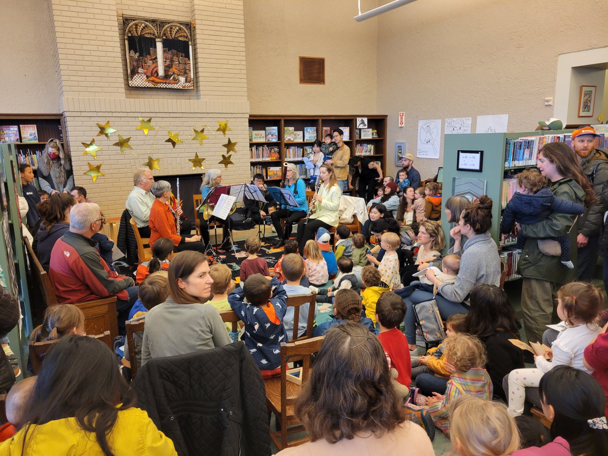 thesfco's tweet image. The rain did not dissuade this crowd! Such a blast performing our "Wild Woodwinds" for our Very First Concert series! Thank you for having us, Berkeley Public Library! If you missed the concert, join us this weekend in SF and Menlo Park!

#ChamberMusic #MusicEducation #Music4All