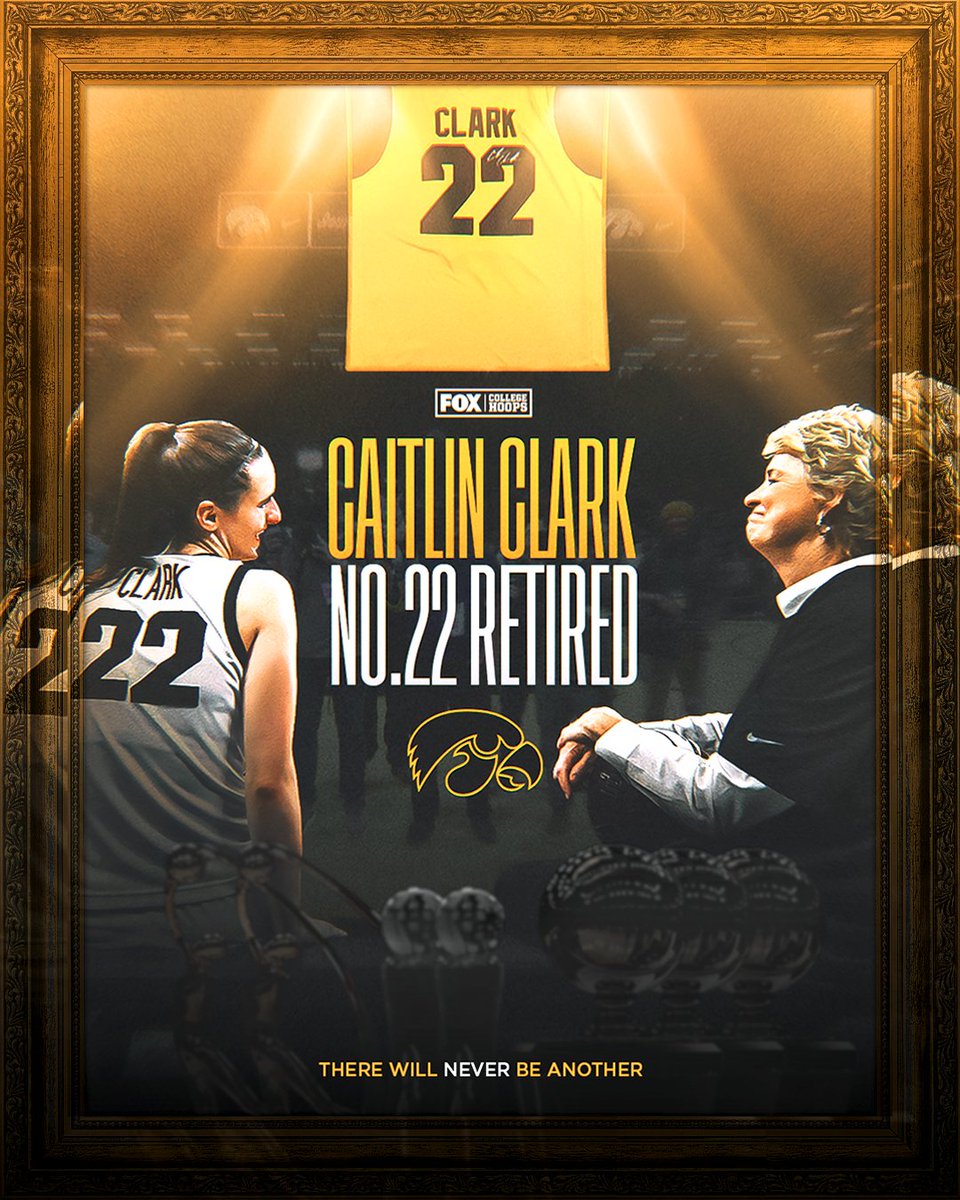 FOX College Hoops (@cbbonfox) on Twitter photo A generational talent. One of ONE. No. 22 ✨
📺: <a href="/IowaWBB/">Iowa Women's Basketball</a> vs <a href="/USCWBB/">USC Women's Basketball</a> at 1:30pm ET on FOX A generational talent. One of ONE. No. 22 ✨
📺: <a href="/IowaWBB/">Iowa Women's Basketball</a> vs <a href="/USCWBB/">USC Women's Basketball</a> at 1:30pm ET on FOX