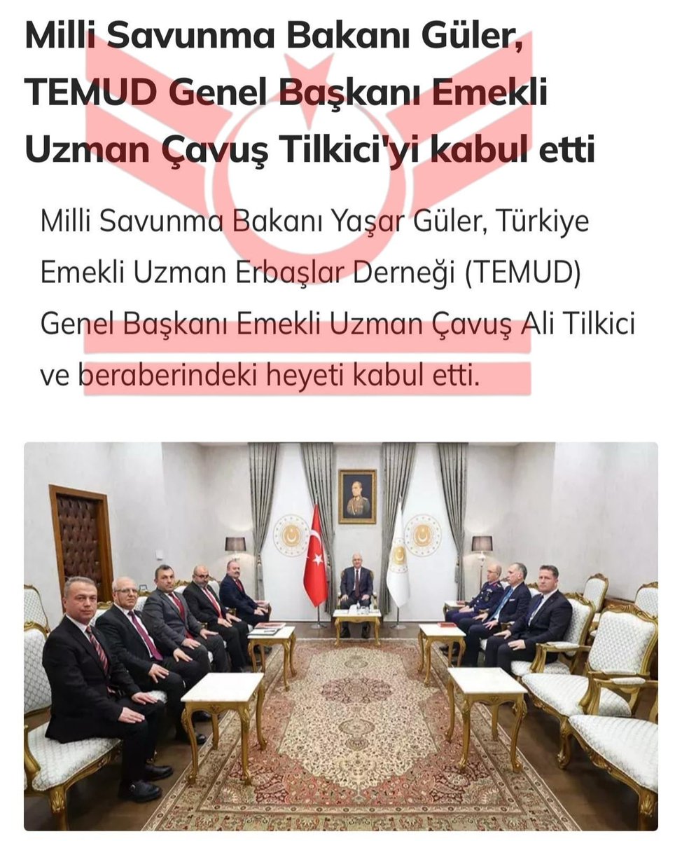<a href="/alitilkici38/">Ali Tilkici 🇹🇷</a> #UzmanÇavuş Türk Silahlı Kuvvetlerinin personeli değilmi
926 sayılı personel kanuna Uzman Çavuşlar’ıda alırsınız
Sorunların tamamına yakını çözülür.!
<a href="/TBMMresmi/">TBMM</a> <a href="/TBMMGenelKurulu/">TBMM Genel Kurulu</a> 
<a href="/RTErdogan/">Recep Tayyip Erdoğan</a> 
<a href="/tcsavunma/">T.C. Millî Savunma Bakanlığı</a> 
<a href="/TC_icisleri/">T.C. İçişleri Bakanlığı</a>