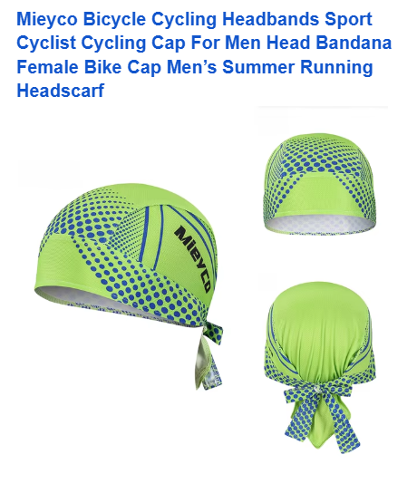shstore35118's tweet photo. Mieyco Bicycle Cycling Headbands Sport Cyclist Cycling Cap For Men Head Bandana Female Bike Cap Men’s Summer Running Headscarf
https://t.co/cr7MzMvl7k
#CyclingCap
#RunningCap
#SportCap
#RunningHeadScarf https://t.co/MXHwbf1gbp