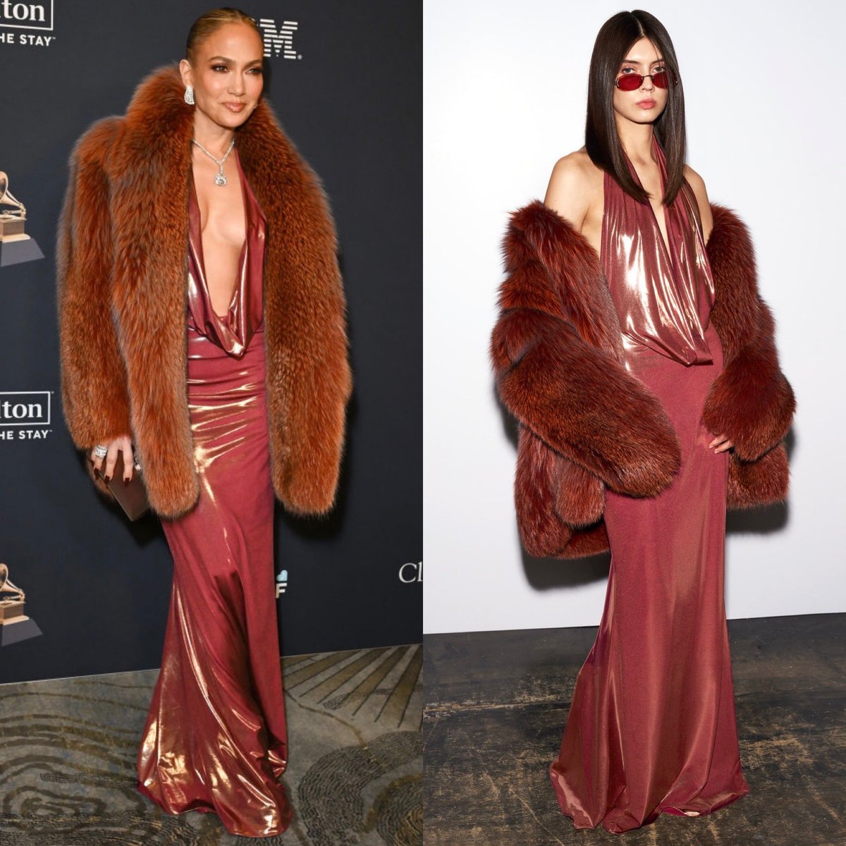 dequemeolook's tweet photo. Jennifer Lopez de LaPointe Pre-Fall 2025 na festa pré-Grammy do produtor Clive Davis. #GRAMMYs #JenniferLopez #LaPointe 

Styling: @robzangardi @marielhaenn 

📸 Getty Images / Vogue Runway https://t.co/33IY47s0gN