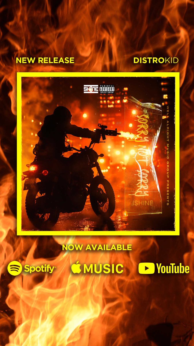 IShine_Sk's tweet image. Sorry not Sorry Out Now music.apple.com/us/album/sorry…