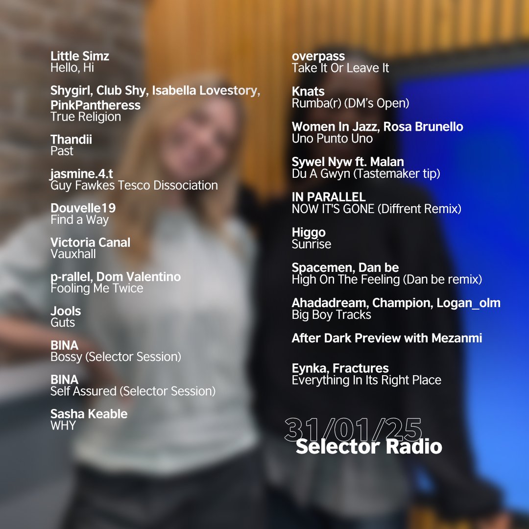 Owain Elidir Williams. (@owain_williams7) on Twitter photo Pleser bod yn rhan o raglen <a href="/SelectorRadio/">Selector Radio</a> wythnos yma 🌊
Chuffed to have selected this week's Tastemaker Tip for my favourite show in the world, Selector Radio.
Diolch <a href="/sianelerievans/">Sian Eleri</a> Pleser bod yn rhan o raglen <a href="/SelectorRadio/">Selector Radio</a> wythnos yma 🌊
Chuffed to have selected this week's Tastemaker Tip for my favourite show in the world, Selector Radio.
Diolch <a href="/sianelerievans/">Sian Eleri</a>