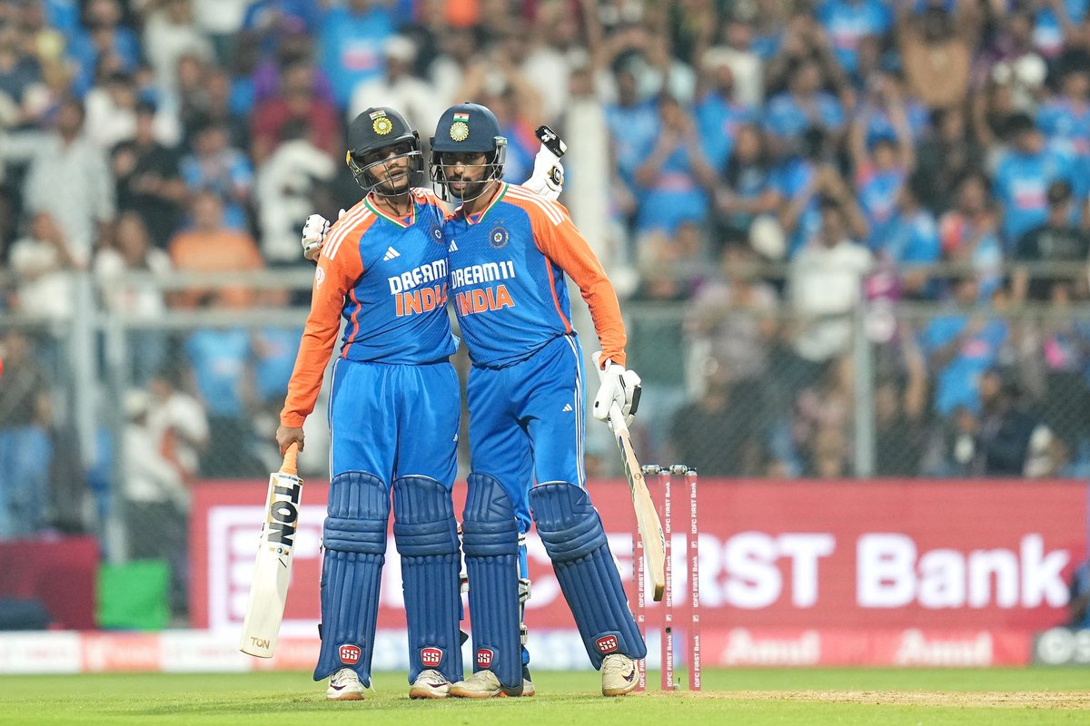 Tilak Varma (@tilakv9) on Twitter photo Champions 🇮🇳🏆 Congratulations to our entire team! Always fun playing at Wankhede. <a href="/IamAbhiSharma4/">Abhishek Sharma</a>, what a special knock 💯 Champions 🇮🇳🏆 Congratulations to our entire team! Always fun playing at Wankhede. <a href="/IamAbhiSharma4/">Abhishek Sharma</a>, what a special knock 💯