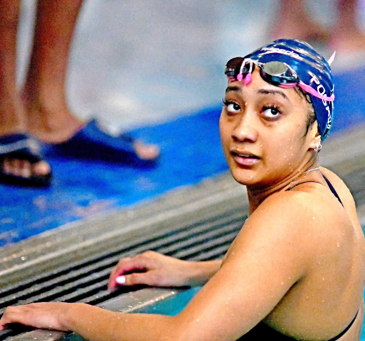 edwardcjones3's tweet photo. Congrats to @HUSwimming’s men & women who defeated @catholicu_cards 179-63 and 184-49, respectively, on Saturday—also Senior Day—at @HowardU’s #TheBurr. https://t.co/iS1y3m8cEz