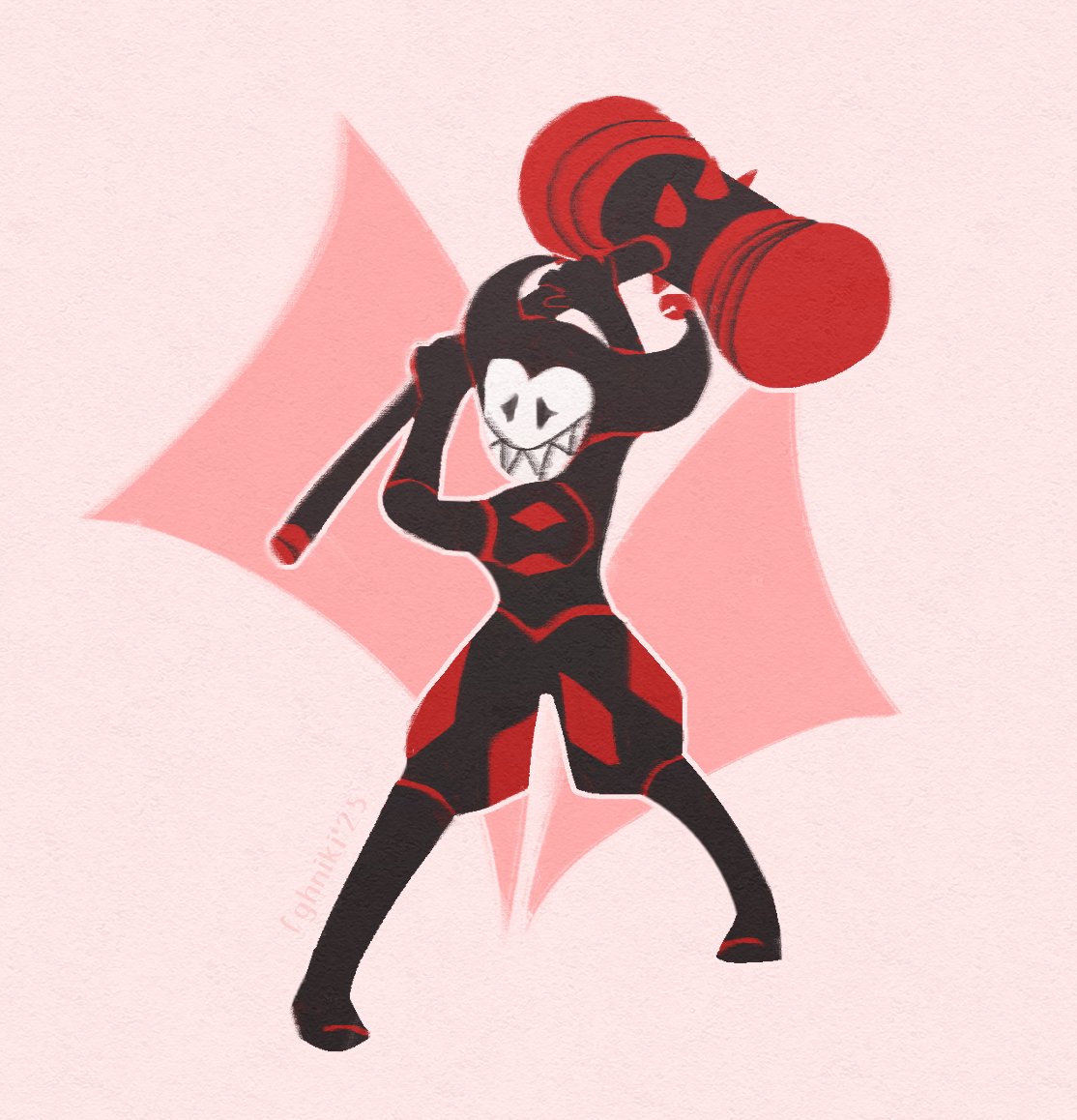 i think the mace should change its look depending on who wields it

#squiddofanart #4cvitfanart #mrcube6fanart #clownpiercefanart