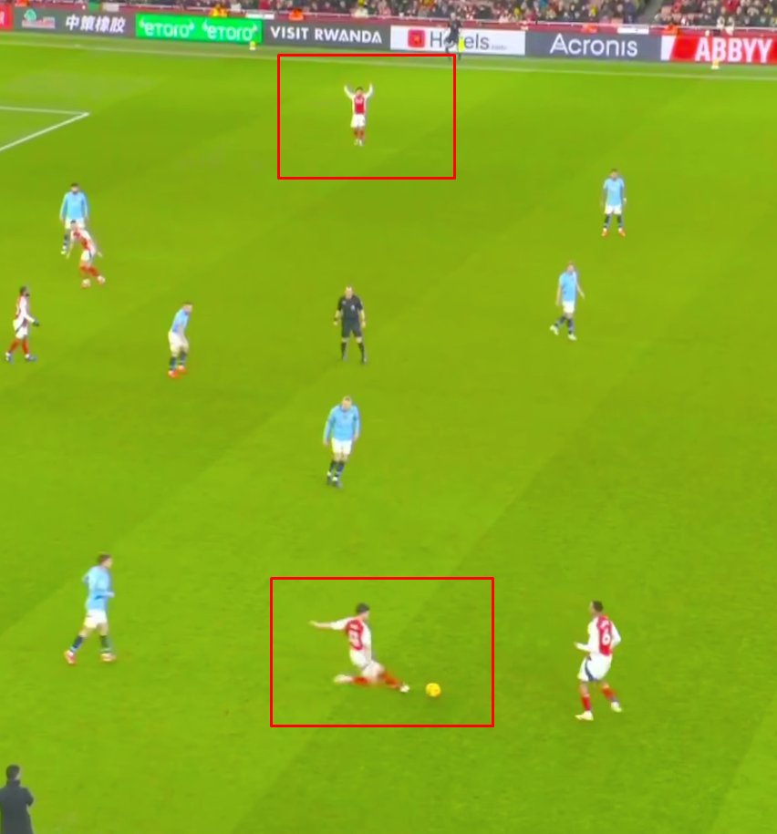 One of my all-time favorite Arsenal goals.

Ethan begging for the ball, Declan noticing it, coming short and sending that ball to him so accurately right after. 

Also Ethan's beautiful first touch and fantastic shot. Can't stop smiling.