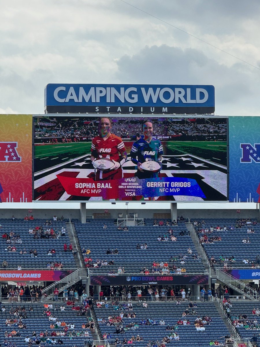 Jack Patterson (@jpattersontv) on Twitter photo Congratulations to <a href="/RedDevilFlagF/">Red Devil Flag Football</a> QB <a href="/GerrittGriggs/">gerritt griggs</a> on winning the NFC MVP in the NFC's 28-0 win in the Pro Bowl High School Flag Football Showcase!
(Photo Courtesy <a href="/CentralRedDevil/">Central High School</a>
AD Matt Bell) <a href="/WRBLSports/">WRBL News 3 Sports</a> Congratulations to <a href="/RedDevilFlagF/">Red Devil Flag Football</a> QB <a href="/GerrittGriggs/">gerritt griggs</a> on winning the NFC MVP in the NFC's 28-0 win in the Pro Bowl High School Flag Football Showcase!
(Photo Courtesy <a href="/CentralRedDevil/">Central High School</a>
AD Matt Bell) <a href="/WRBLSports/">WRBL News 3 Sports</a>