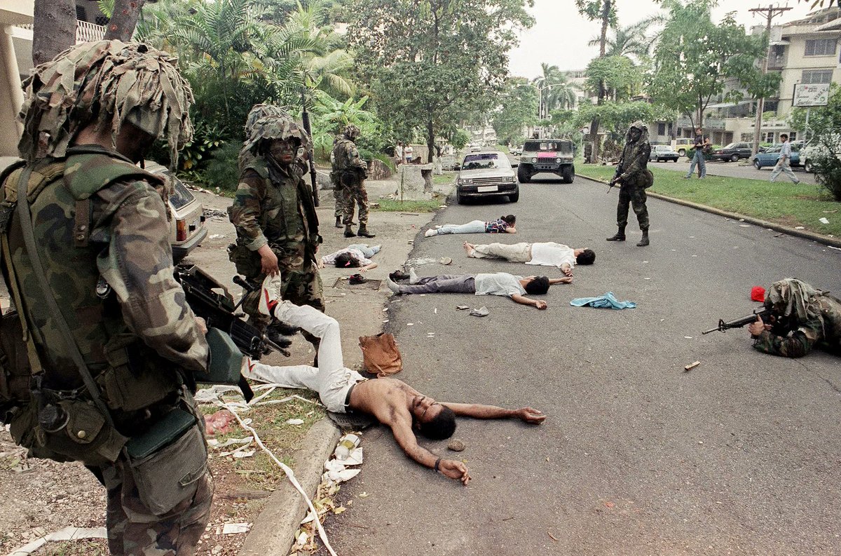 CairaLovesOL's tweet photo. @RepCarlos A bully is not a friend. You just have to tolerate the bully sometimes.
Panama deserves respect, especially after years of a one-sided relationship that, among other negative aspects, brought pain, death, and devastation for many years.
Los panameños no atesoramos esto 👇 https://t.co/KxLByJDNog