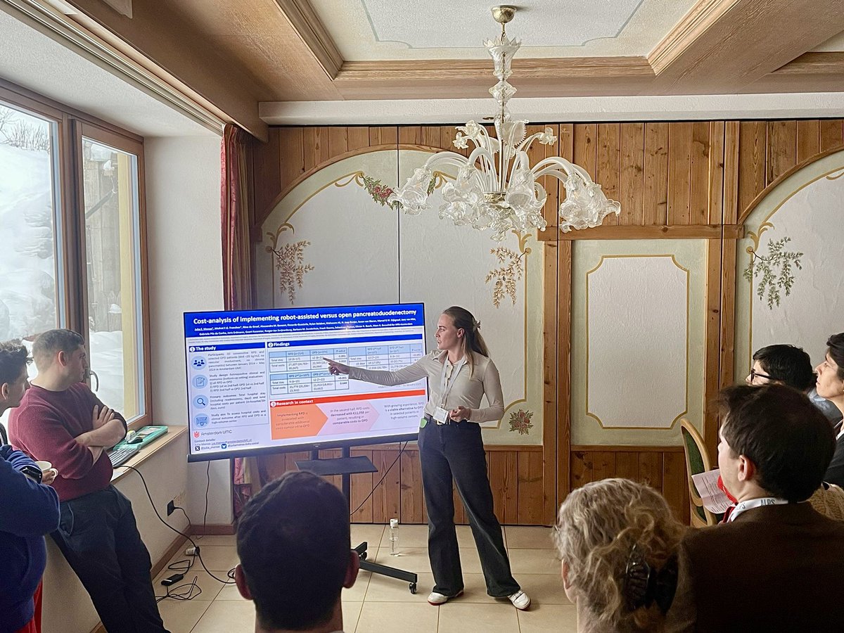 Julia Menso (@julia_menso) on Twitter photo Looking back at an incredible <a href="/alpshpb/">ALPS Meeting</a> meeting and delighted to have been awarded the Best Mini-Oral Presentation for our cost-analysis of robot vs open Whipple! Many thanks to the <a href="/amsterdamumc/">Amsterdam UMC</a> HPB-team <a href="/MichielFrancken/">Michiel Francken</a> <a href="/MarcBesselink/">Marc Besselink</a> #ALPS2025 #roboticsurgery #pancreas Looking back at an incredible <a href="/alpshpb/">ALPS Meeting</a> meeting and delighted to have been awarded the Best Mini-Oral Presentation for our cost-analysis of robot vs open Whipple! Many thanks to the <a href="/amsterdamumc/">Amsterdam UMC</a> HPB-team <a href="/MichielFrancken/">Michiel Francken</a> <a href="/MarcBesselink/">Marc Besselink</a> #ALPS2025 #roboticsurgery #pancreas