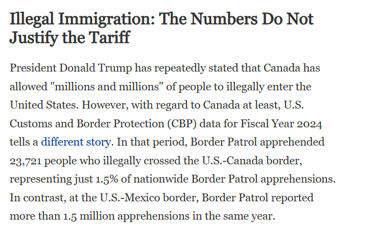 MoeJLong's tweet image. In 2023, the last year for which we have statistics at the moment, more people crossed illegally from the United States into Canada than in the opposite direction.
#ImmigrantsMakeAmerica
