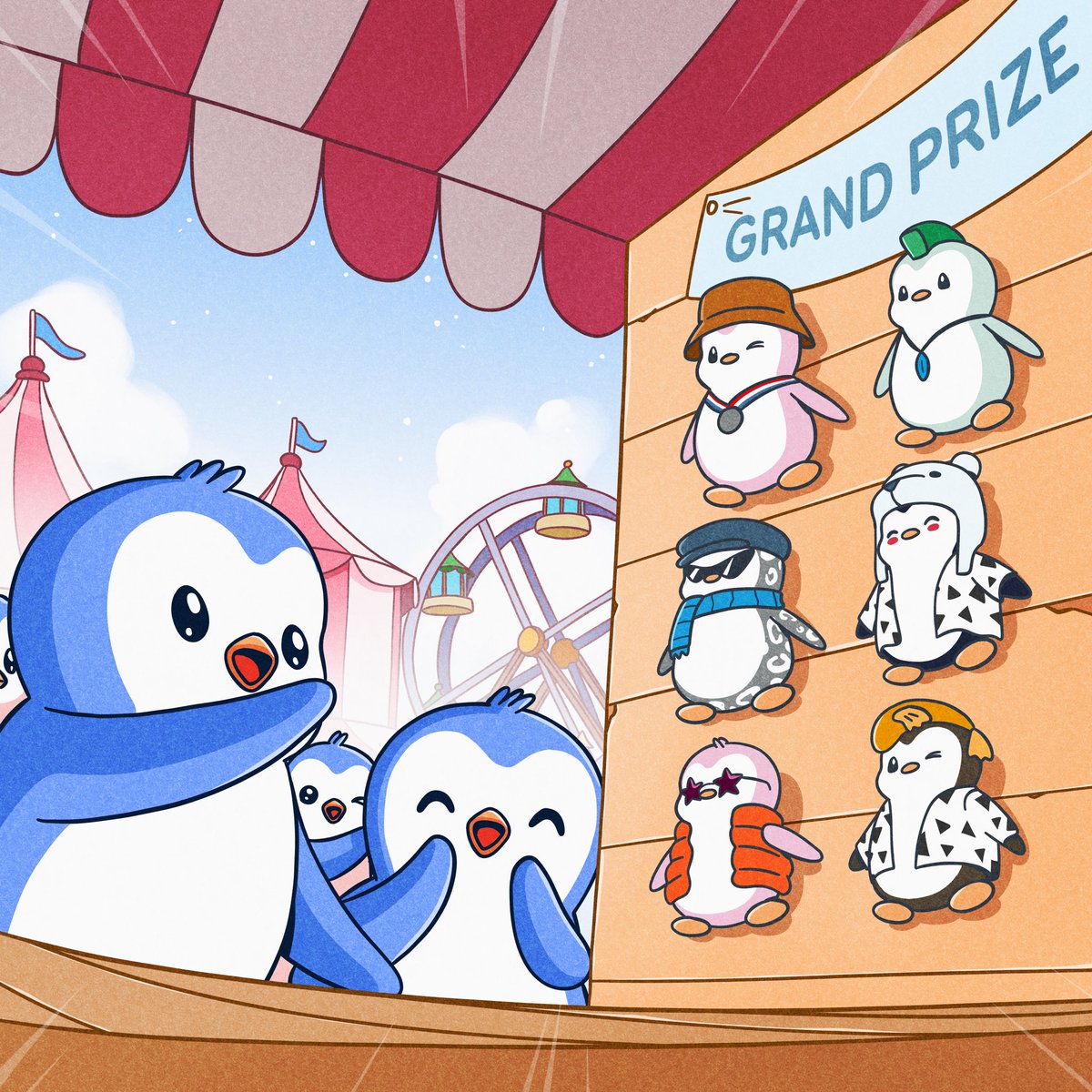 pudgypenguins's tweet image. Through our partnership with Basic Fun, Pudgy Toys are now available in amusement parks nationwide!