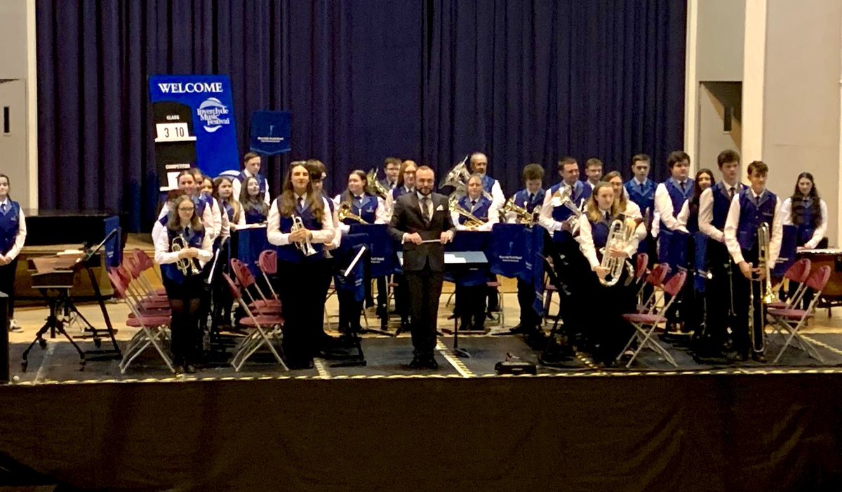 Riverside Youth Band (Inverclyde) (@riverside_yb) on Twitter photo What a night <a href="/InverclydeFest/">InverclydeMusicFestival</a>! 🎺 🎶
We were delighted to return to the stage in #Greenock Town Hall in the Brass Band class, and we were blown away to receive a mark of 96 from adjudicator, Linda Ormiston OBE! 🙏
Thanks to everyone for the enthusiastic feedback.
#inverclyde What a night <a href="/InverclydeFest/">InverclydeMusicFestival</a>! 🎺 🎶
We were delighted to return to the stage in #Greenock Town Hall in the Brass Band class, and we were blown away to receive a mark of 96 from adjudicator, Linda Ormiston OBE! 🙏
Thanks to everyone for the enthusiastic feedback.
#inverclyde