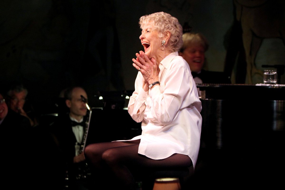 BenjBrantley's tweet photo. It would have been the 100th birthday of the singular Elaine Stritch, who demonstrated that being salty was the best preservative. At 77, she brought her musical memoir "At Liberty" to Broadway, showing why Ethel Merman said (5 decades earlier), "Stritch's glands work overtime." https://t.co/pJlsRT9HOP