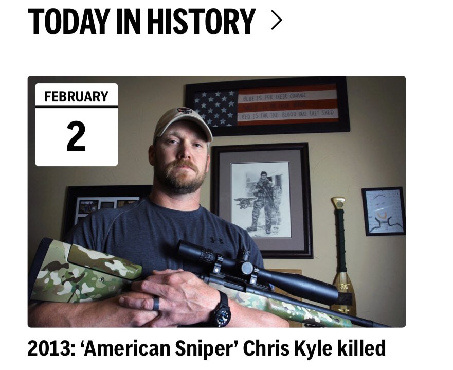 ajaxBabalewski's tweet image. Legend Chris Kyle killed this day in history.