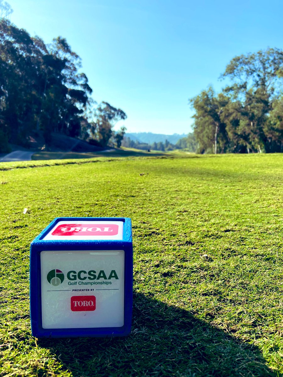 Another stunning morning at the <a href="/GCSAA/">GCSAA</a> Golf Championships. Huge thanks to all the players and to <a href="/ToroGolf/">Toro Golf</a> for their 31 years of support. Excited to see who wins a plate today!