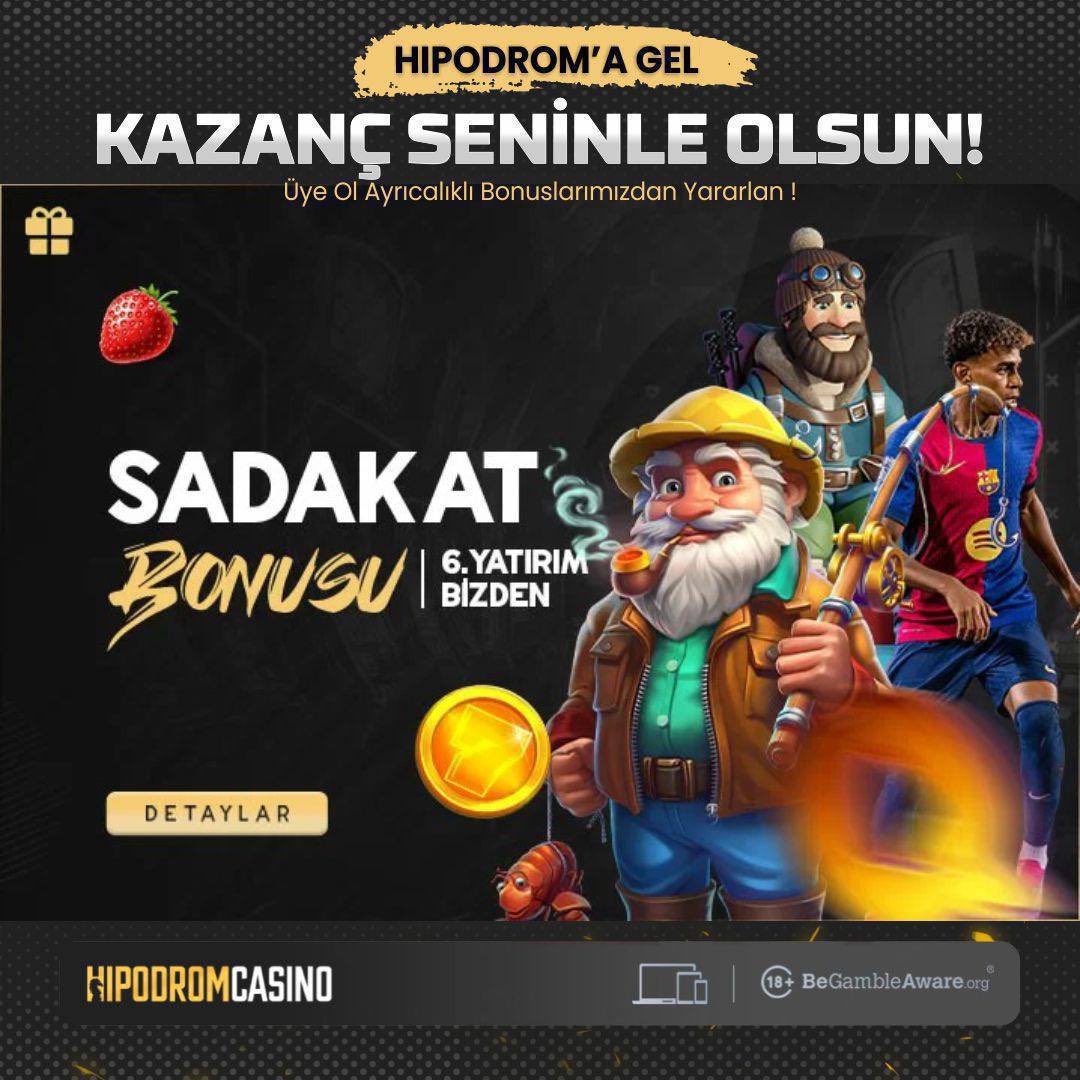 hipodromoffc's tweet photo. 🌟 #Hipodromcasino'dan Sadakat Bonusu! 6. Yatırımın Bizden!

💰 Artık oyun ve bahis tutkunuz size daha fazlasını kazandıracak! 

💫 Yatırımların kaybederse, bonus yatırımın hazır!

👌 Kolay Çevrim ile kazancını hemen çek!

🎯 https://t.co/fBolCTYIxj https://t.co/Zs8k3ITqb5