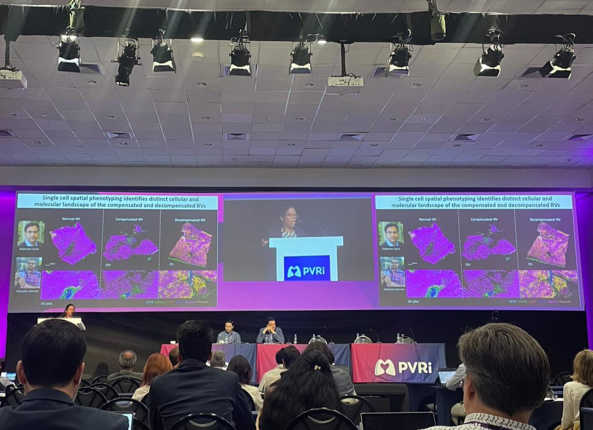 Pullamsetti Lab (@pullamsettil) on Twitter photo It was a pleasure to give a talk on cellular heterogeneity in RV dysfunction at #PVRI2025 Grateful for my fantastic collaborators <a href="/RajkumarSavai/">Rajkumar Savai</a> <a href="/sbonnet2/">Sebastien « Seb » Bonnet</a>
Glad to discuss these results with some of the great minds in this field, very inspirational 🙌🏼 <a href="/UKGM_Presse/">UKGM Gießen und Marburg</a> <a href="/CPI_ExStra/">CPI</a> It was a pleasure to give a talk on cellular heterogeneity in RV dysfunction at #PVRI2025 Grateful for my fantastic collaborators <a href="/RajkumarSavai/">Rajkumar Savai</a> <a href="/sbonnet2/">Sebastien « Seb » Bonnet</a>
Glad to discuss these results with some of the great minds in this field, very inspirational 🙌🏼 <a href="/UKGM_Presse/">UKGM Gießen und Marburg</a> <a href="/CPI_ExStra/">CPI</a>