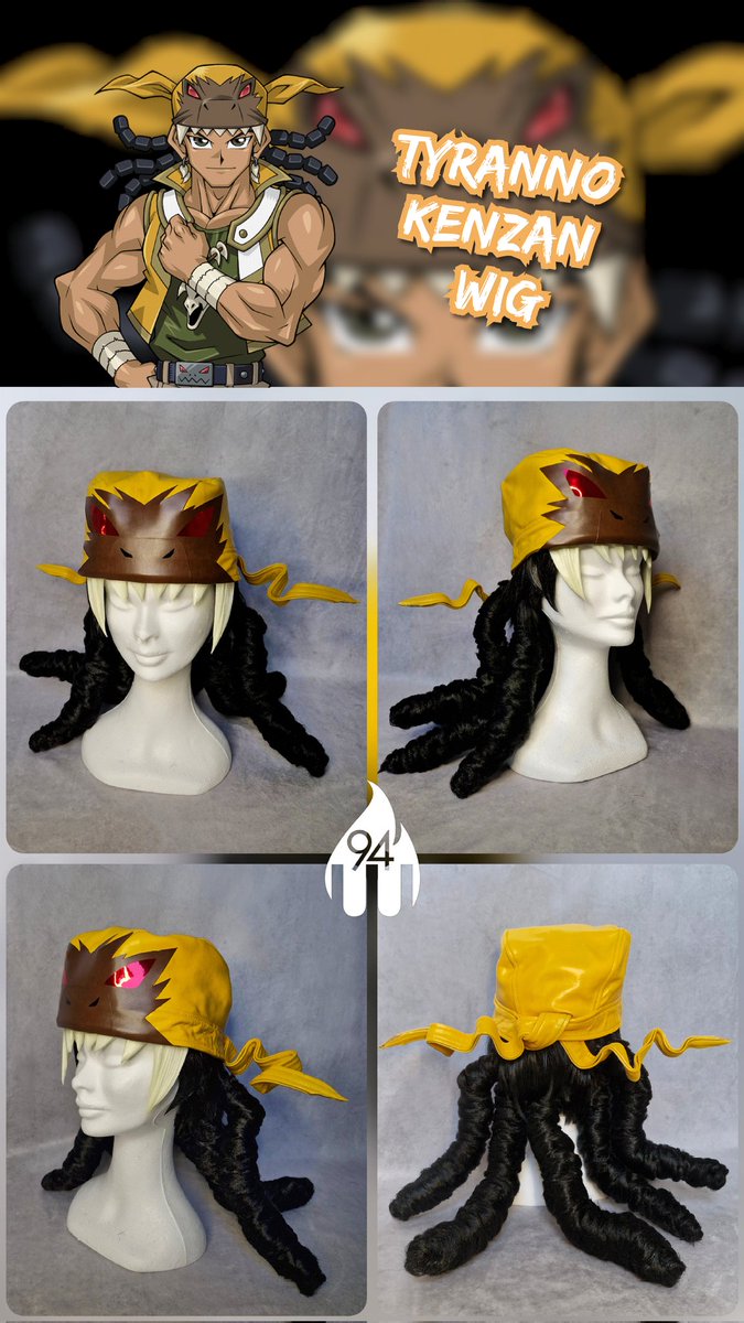 Wheelerin_94's tweet image. Finished my wig for my upcoming Kenzan cosplay 🦖💛
I'm so curious how the whole cosplay of my dino boy will look like 👀

#cosplaywig #wigwork #cosplay
#yugioh #yugiohgx #遊戯王 #tyrannokenzan #tyrannohassleberry #ティラノ剣山 #yugiohwig