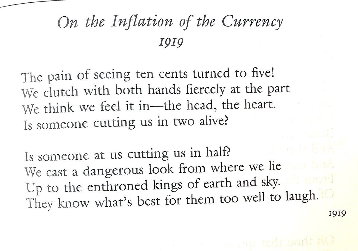An uncollected poem of Frost's, on inflation, caught my eye as I was  examining a different work. “We cast a dangerous look from where we lie, Up  to the enthroned kings of, image size:1200x844