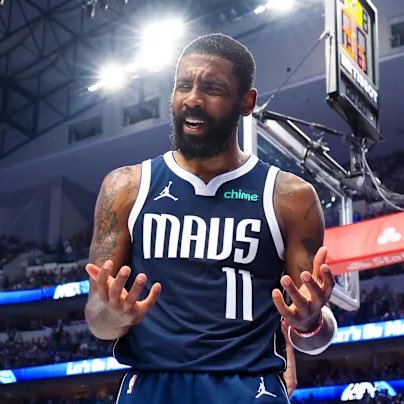 TheHateCentral's tweet image. Kyrie Irving, P.J. Washington and Daniel Gafford are listed OUT today 👀

GET READY TO BE TRADED FOR A HALF EATEN BAG OF CHIPS 🔥🔥🔥