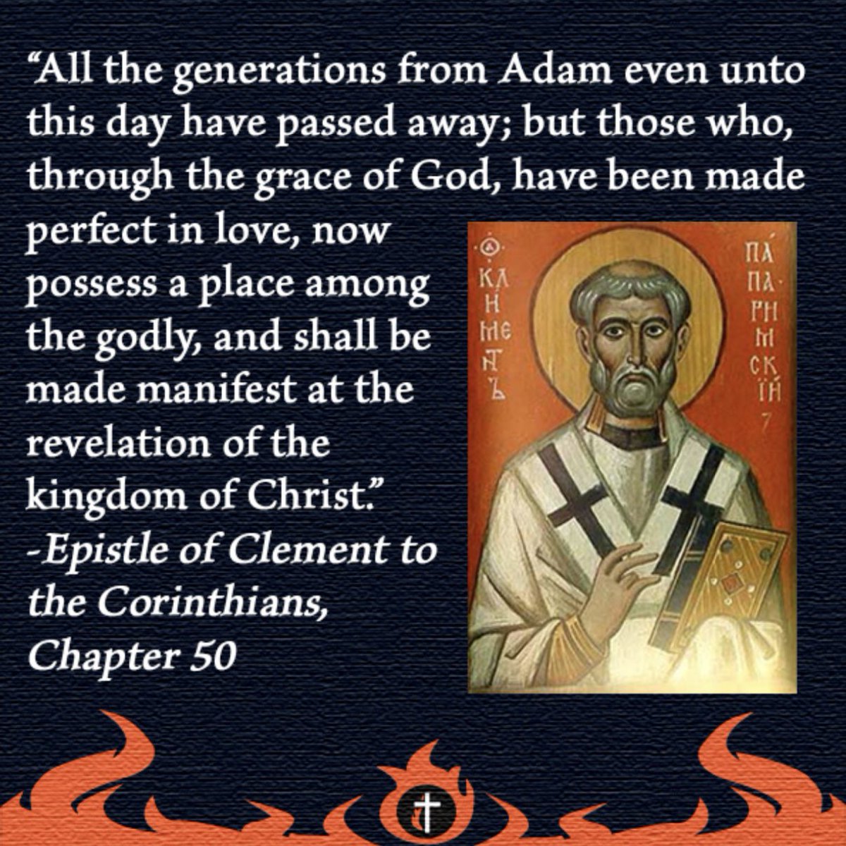 YoungMethodists's tweet photo. Clement of Rome on Entire Sanctification of Christians https://t.co/q6FDZJ3AdL
