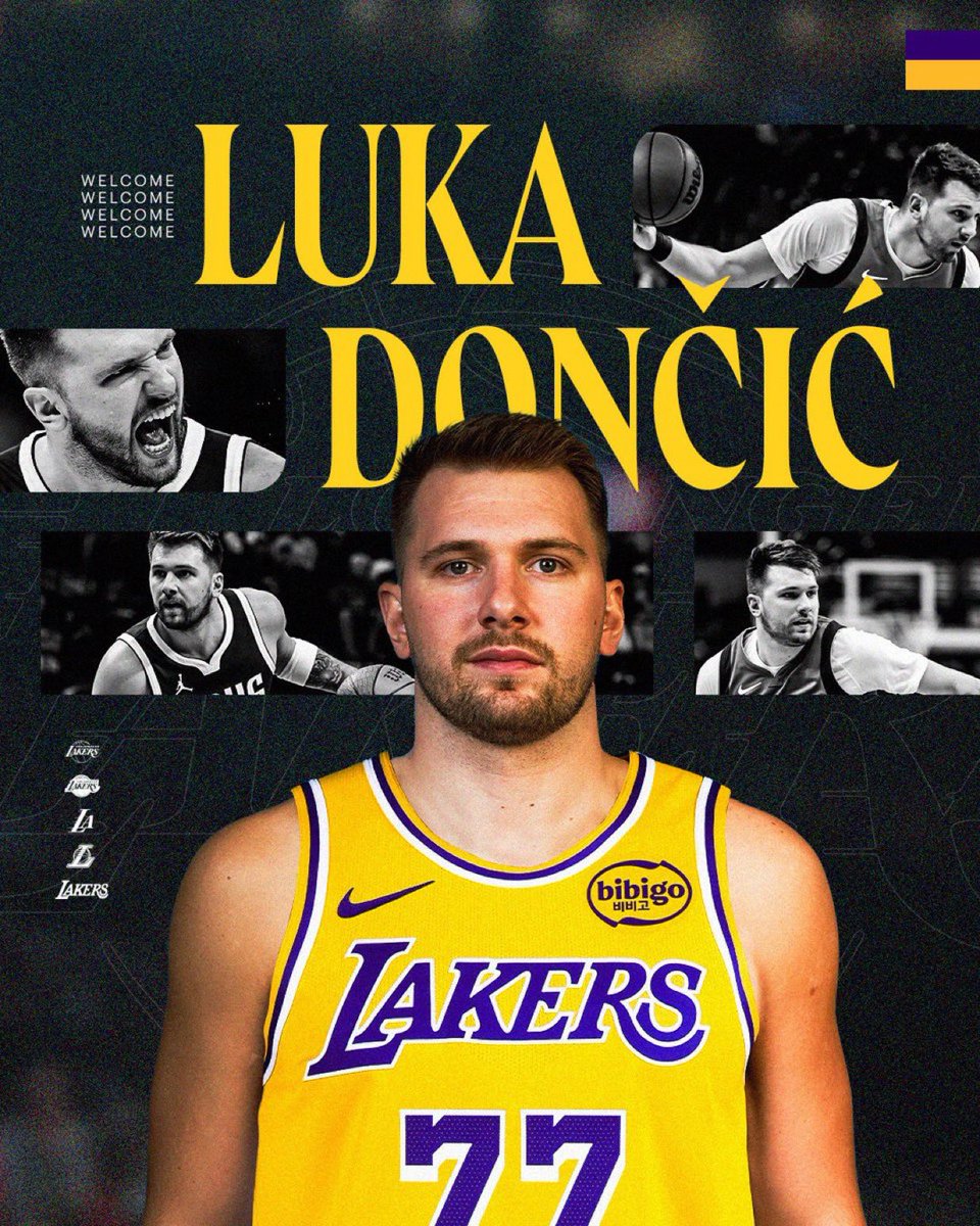 Luka Doncic, nuevo jugador de los <a href="/Lakers/">Los Angeles Lakers</a>.

Ya es OFICIAL.

🌟🪄