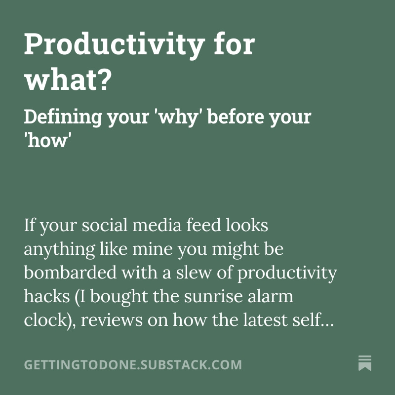 Caitlin Forrest (@caitlinforrest_) on Twitter photo Been thinking a lot about productivity, burnout, and how to get things done even when everything else seems to be going insane and decided to share some thoughts over on Substack 👇
bit.ly/40WWgoH Been thinking a lot about productivity, burnout, and how to get things done even when everything else seems to be going insane and decided to share some thoughts over on Substack 👇
bit.ly/40WWgoH
