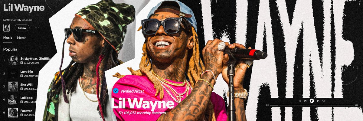 ✮𝓛𝓘𝓛 𝓦𝓐𝓨𝓝𝓔✮  

x header / <a href="/LilTunechi/">Lil Wayne WEEZY F</a>