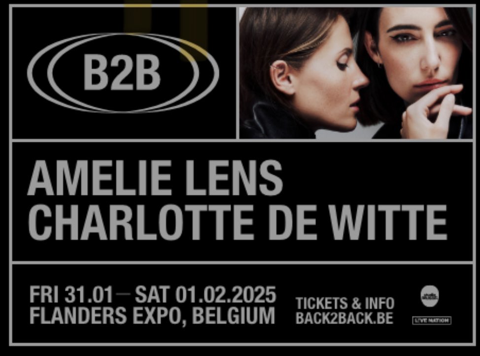 A big thanks to <a href="/AmelieLens/">Amelie Lens</a> back-2-back with <a href="/CharlottedWitte/">Charlotte de Witte</a> for an amazing techno night !🔥🔥🔥

#realtechnoqueens <a href="/KNTXTmusic/">KNTXT</a> #Exhale