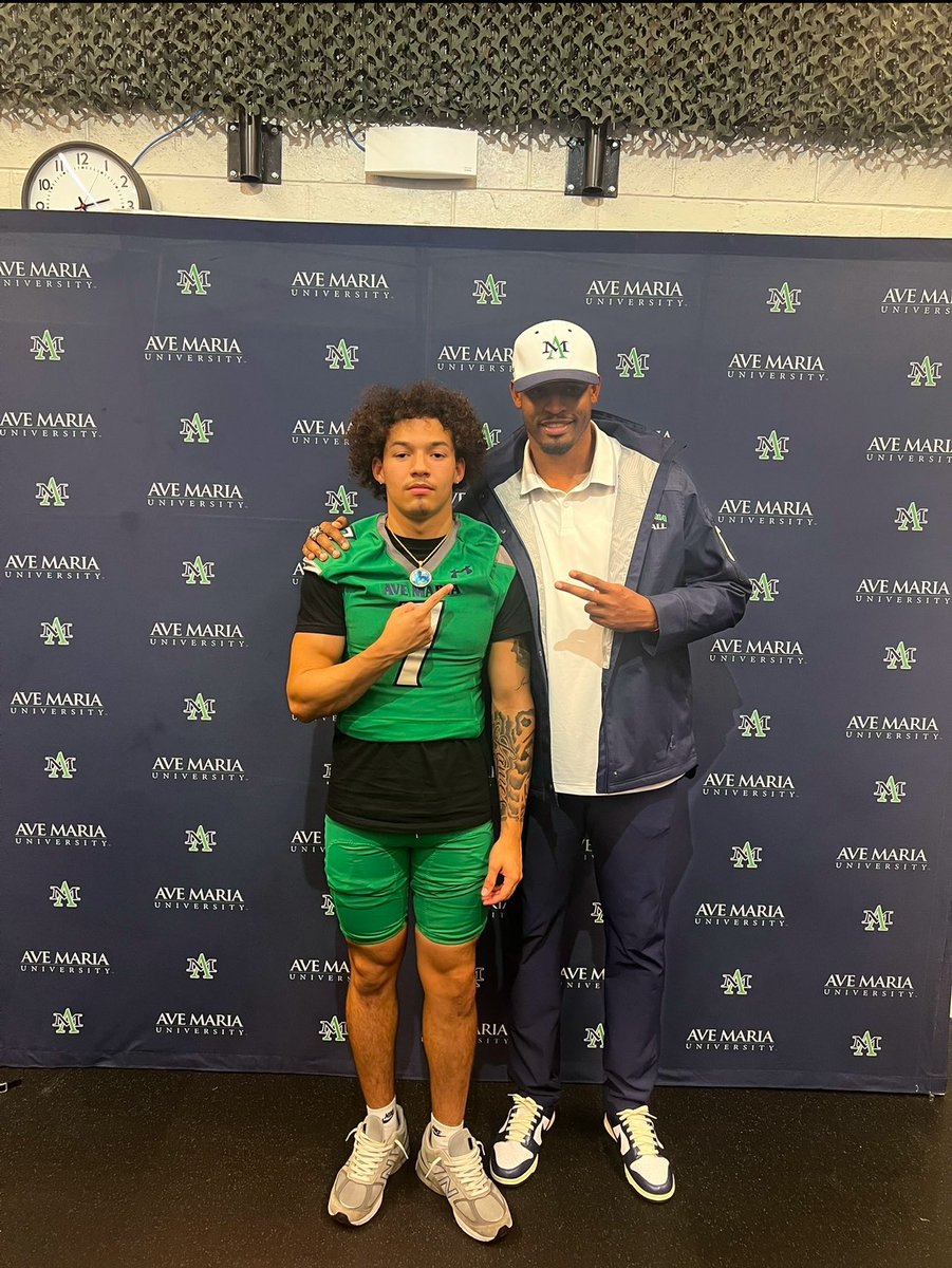 Isaiah “Showtime” Washington (@isaiahw0623) on Twitter photo AGTG! After a great conversation with <a href="/CoachMillyRock/">Coach Millhouse</a> , I’m blessed to say I’ve received an offer from Ave Maria University! <a href="/CoachTStreet/">Tommy Streeter Jr</a> <a href="/JoePattersonAMU/">Joe Patterson</a> <a href="/RVSharkFootball/">Riverview Football</a> <a href="/TRod63/">Antonio Rodriguez</a> AGTG! After a great conversation with <a href="/CoachMillyRock/">Coach Millhouse</a> , I’m blessed to say I’ve received an offer from Ave Maria University! <a href="/CoachTStreet/">Tommy Streeter Jr</a> <a href="/JoePattersonAMU/">Joe Patterson</a> <a href="/RVSharkFootball/">Riverview Football</a> <a href="/TRod63/">Antonio Rodriguez</a>