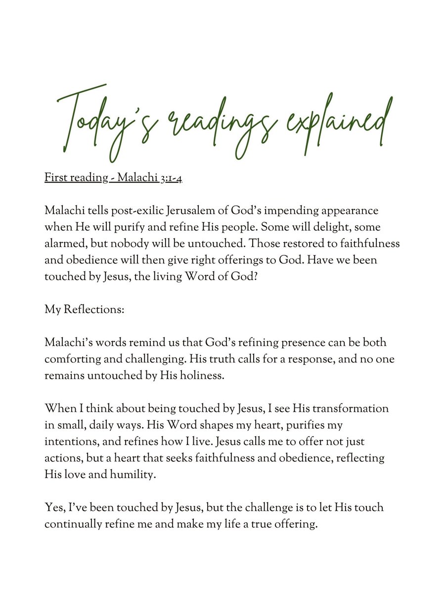 palmerdebra's tweet image. The Presentation of the Lord
2 February 2025

#FaithInAction #RecognizingGod #GuidedByTheSpirit #PureInHeart #SeeGodInOthers #catholic #catholicfaith #catholicreligion