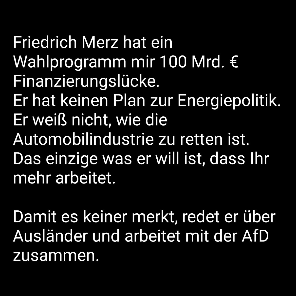 Das "Substanz" aus "#AfD mit Substanz" kann man dann wohl getrost streichen.
/PM