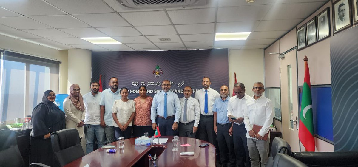 Long-awaited meeting with <a href="/min_mohst/">Minister of Homeland Security & Technology</a>. Advocated for better recognition and involvement for local Employment Agencies.
Our support on the Govt’s initiative for expats biometric data collection is crucial for maximizing the reach. <a href="/MAEA_Office/">Maldives Association for Employment Agencies</a> <a href="/HomeMinistrymv/">Ministry of Homeland Security & Technology, MV</a>