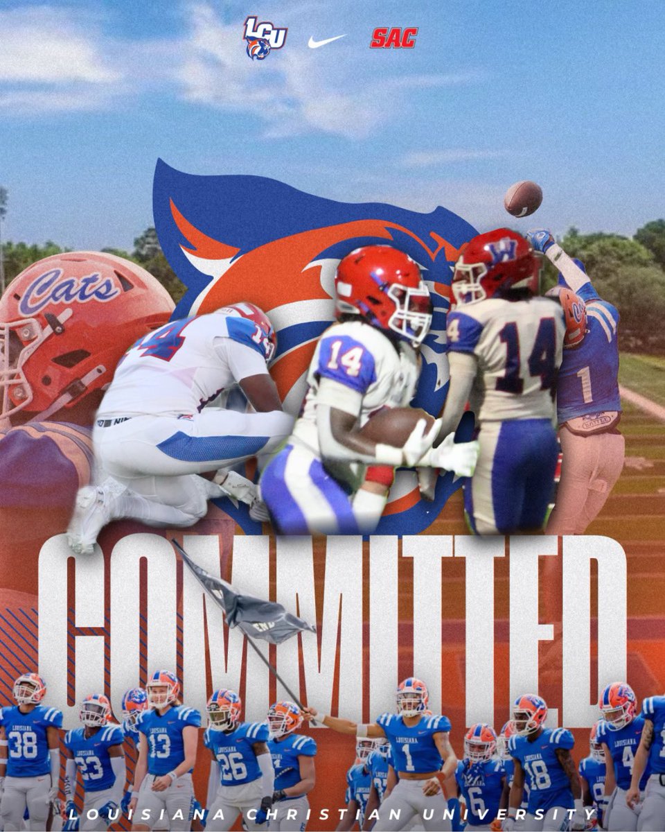 Quintin β 14 β Wilson πͺ¬ (@quintinwilson07) on Twitter photo I am proud to announce that I will be committing to Louisiana Christian Universityπ
<a href="/ThedrickHarris/">Chilibowl</a> <a href="/BlackPoltavas/">Coach Blakk</a> <a href="/WLA_Athletics/">Woodlawn Leadership Academy Athletics</a> <a href="/NewWoodlawn/">Woodlawn Knights Football π New Official Page</a> <a href="/LCU_ftball/">LCU Football</a> I am proud to announce that I will be committing to Louisiana Christian Universityπ
<a href="/ThedrickHarris/">Chilibowl</a> <a href="/BlackPoltavas/">Coach Blakk</a> <a href="/WLA_Athletics/">Woodlawn Leadership Academy Athletics</a> <a href="/NewWoodlawn/">Woodlawn Knights Football π New Official Page</a> <a href="/LCU_ftball/">LCU Football</a>