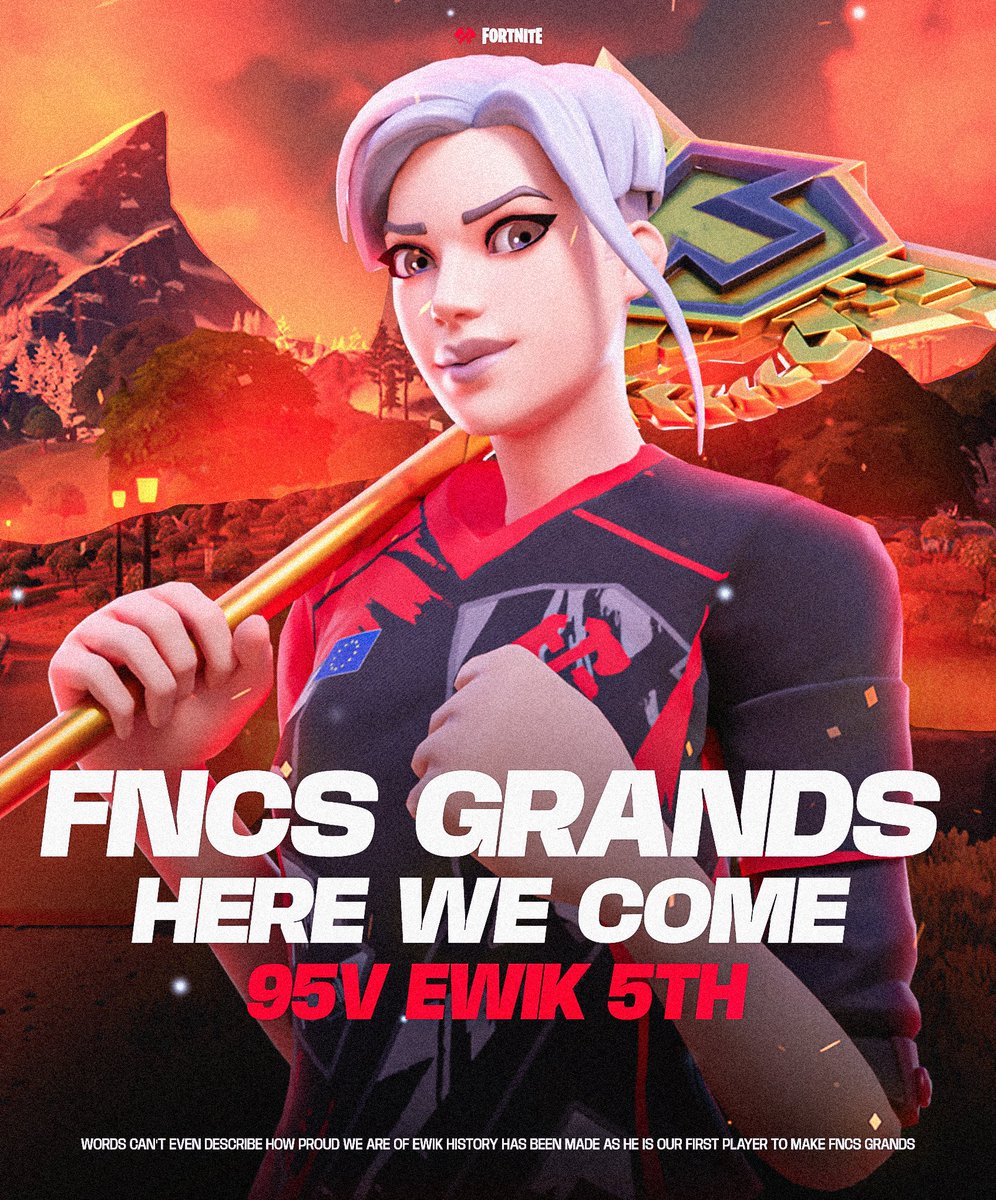 95Vikings's tweet image. HISTORY HAS BEEN MADE! 🎉

🇪🇪 | @EwikkFN #[5] 🏆

For the first time in our history, we will compete in FNCS GRANDS! Ewik words cannot even describe how proud we all are of you! ❤️

#TheVikingRaid 🏴‍☠️