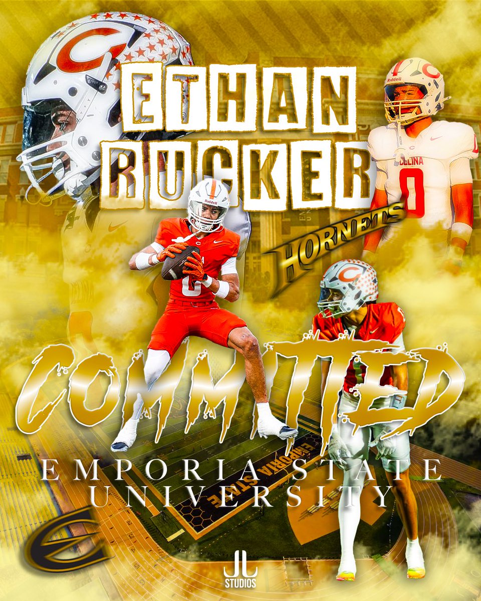 Ethan Rucker (@ethanrucker0) on Twitter photo #AGTG After a great conversation with <a href="/CoachGHiggins/">Coach Higgins</a> I am 100% Committed to Emporia State University!! ⬛️🟨 ESU what’s good?!? #StingSquad🐝
<a href="/Nathaneelliott1/">Nathan Elliott</a> <a href="/BryceChavis/">Bryce Chavis</a> <a href="/RecruitCelinaFB/">Celina Bobcat Football Recruiting</a> <a href="/celina_football/">Celina Football</a> #AGTG After a great conversation with <a href="/CoachGHiggins/">Coach Higgins</a> I am 100% Committed to Emporia State University!! ⬛️🟨 ESU what’s good?!? #StingSquad🐝
<a href="/Nathaneelliott1/">Nathan Elliott</a> <a href="/BryceChavis/">Bryce Chavis</a> <a href="/RecruitCelinaFB/">Celina Bobcat Football Recruiting</a> <a href="/celina_football/">Celina Football</a>